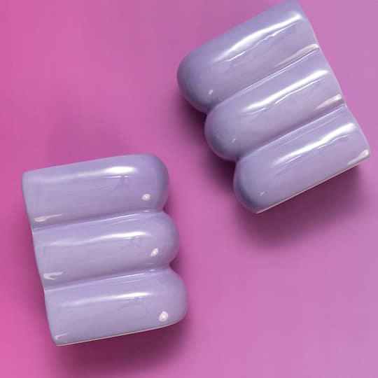 Lavender Bubble Bookend Set